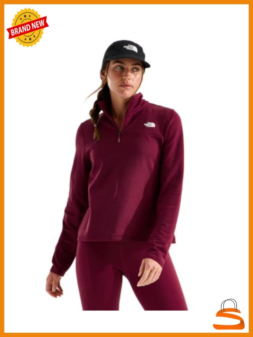 Recycled Polyester Elastane Fleece Quarter Zip Jacket for Cold Weather Outdoor